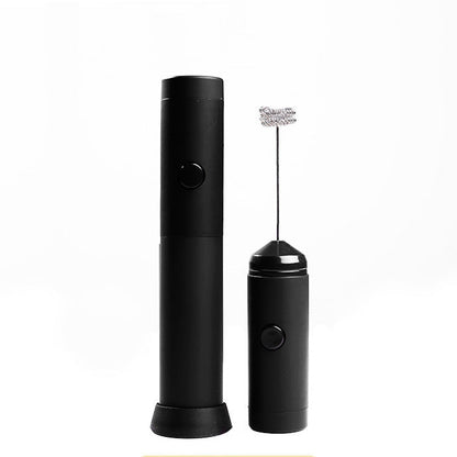 Handheld Electric Milk Frother Stainless Whisk Head Coffee Foam Maker with Cap image 7