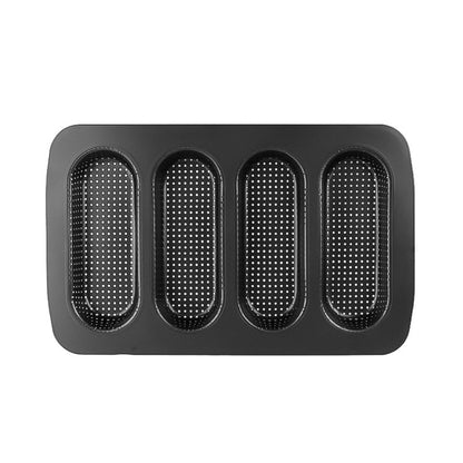 4-Slot Perforated Baguette Pan Carbon Steel Non-Stick 34.7x21.5x2.9cm image 5
