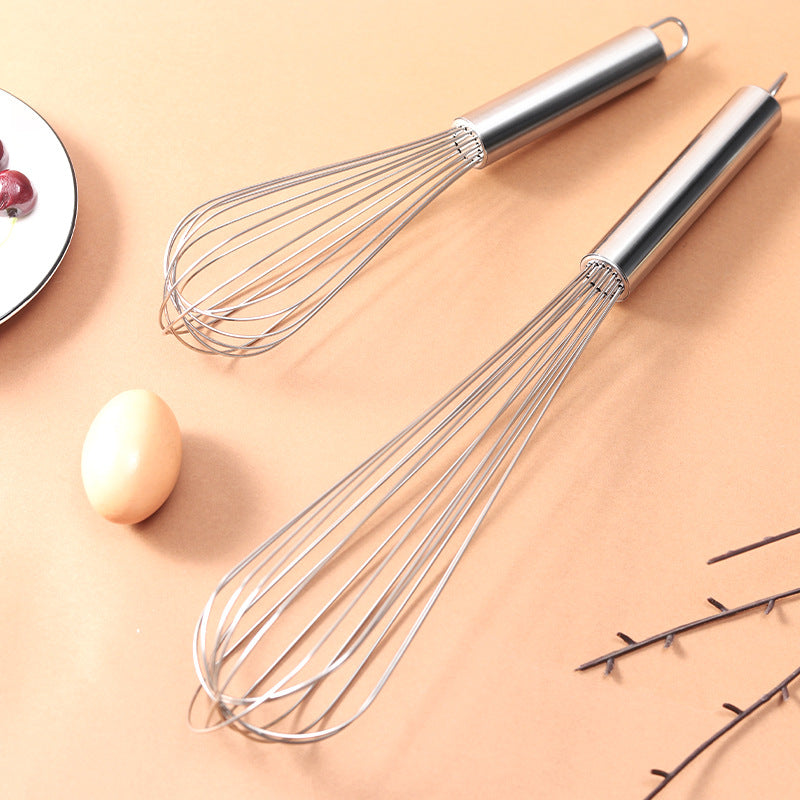 16-inch stainless steel thick-handle whisk 42cm