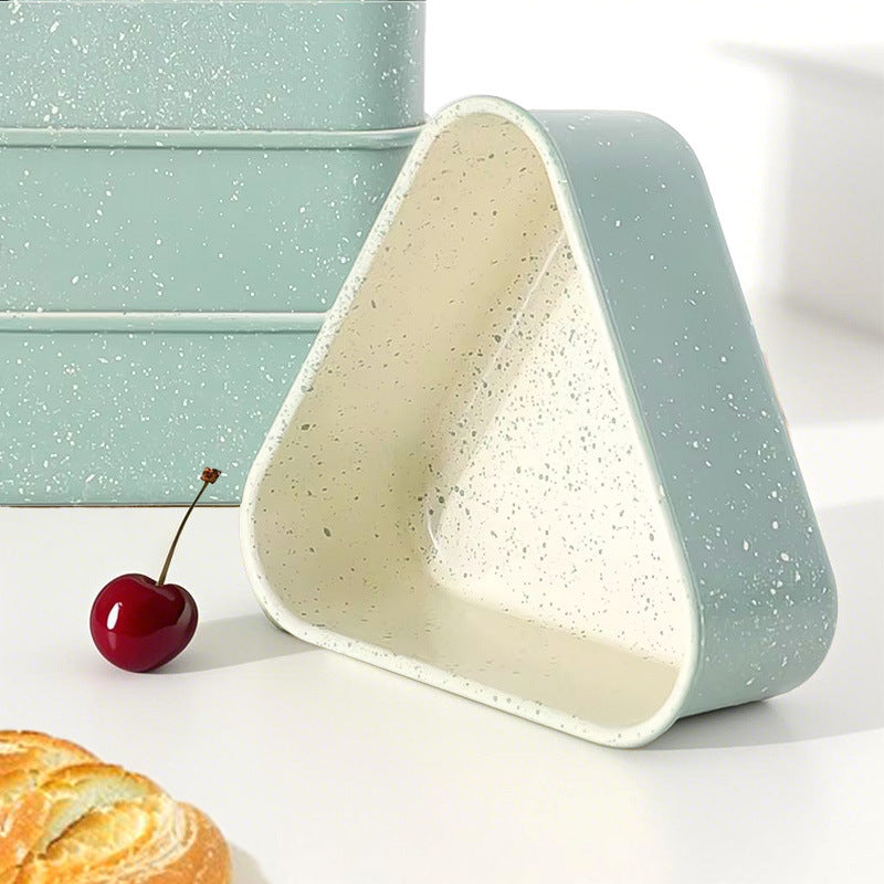 Ceramic-Glaze Triangle Toast Mold Double-Sided Non-Stick 10.5cm Side 4cm High image 3