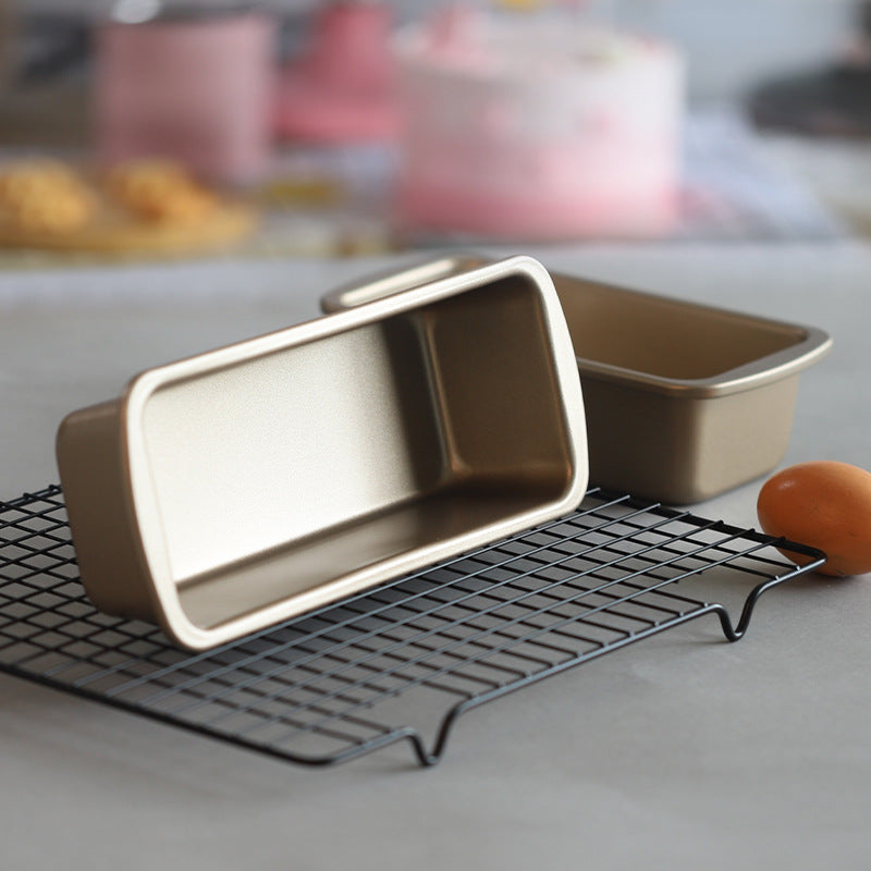 Gold Non-Stick Pound Cake Loaf Pan Rectangular Toast Baking Tin image 4