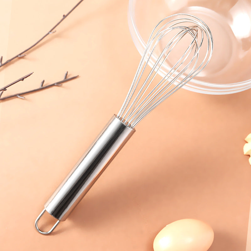 18-inch stainless steel thick-handle whisk 46cm