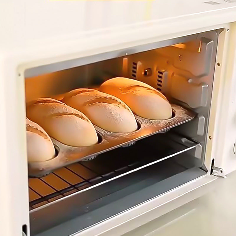 4-Slot Perforated Baguette Pan Carbon Steel Non-Stick 34.7x21.5x2.9cm image 4